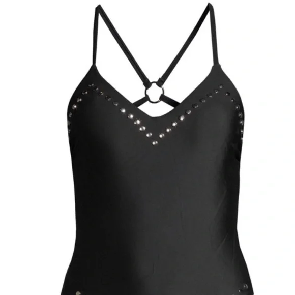 JUICY COUTURE Nailhead Black one piece swimsuit - Picture 7 of 12
